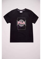 T-shirt noir FILA pour garçon seconde vue