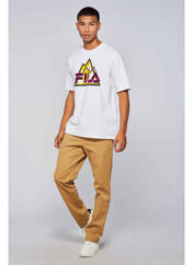 T-shirt blanc FILA pour homme seconde vue