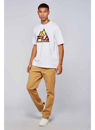 T-shirt blanc FILA pour homme