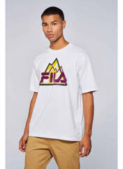 T-shirt blanc FILA pour homme seconde vue