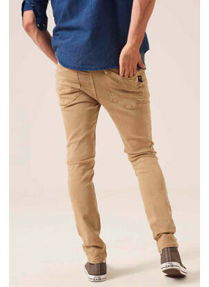 Jeans coupe slim beige GARCIA homme
