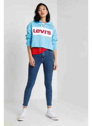 Sweat-shirt à capuche blanc LEVI'S femme