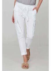 Pantalon cargo blanc NÜ pour femme seconde vue