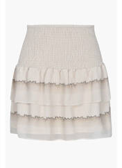 Jupe courte beige NÜ pour femme seconde vue