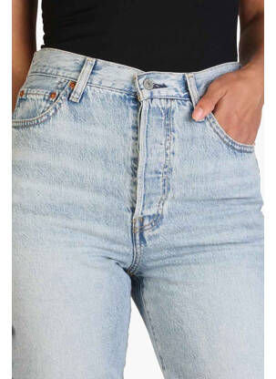 Jeans coupe droite bleu LEVI'S femme