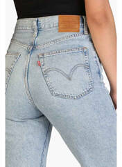 Jeans coupe droite bleu LEVIS pour femme seconde vue