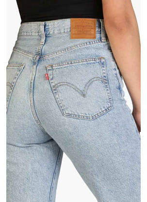 Jeans coupe droite bleu LEVI'S femme