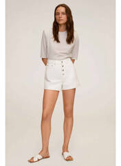 Short blanc MANGO pour femme seconde vue