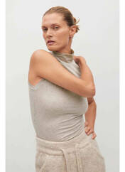 Débardeur beige MANGO pour femme seconde vue