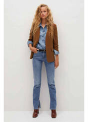 Blazer marron MANGO pour femme seconde vue