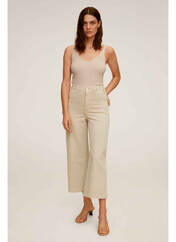 Jeans bootcut beige MANGO pour femme seconde vue