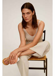 Jeans bootcut beige MANGO pour femme seconde vue