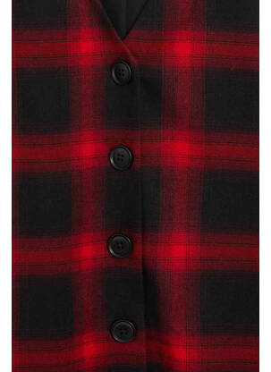 Robe courte rouge MANGO femme