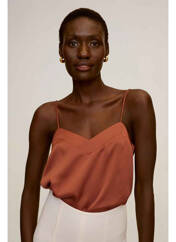 Top orange MANGO pour femme seconde vue