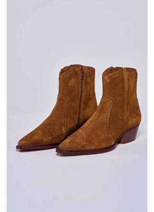 Bottines/boots marron MANGO femme