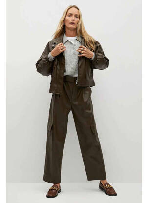 Pantalon cargo beige MANGO femme