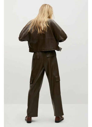 Pantalon cargo beige MANGO femme
