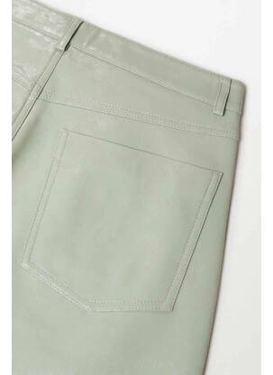Pantalon droit vert MANGO femme