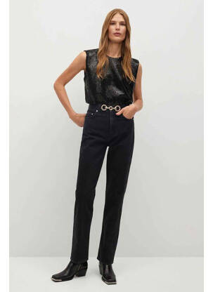 Top noir MANGO femme