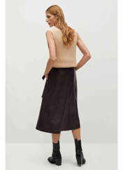 Jupe mi-longue marron MANGO pour femme seconde vue