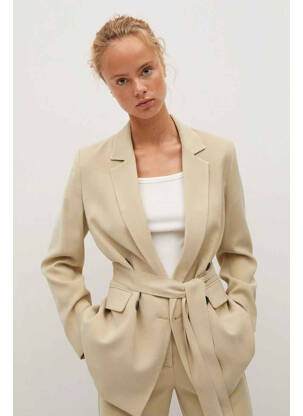 Blazer beige MANGO femme