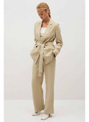Blazer beige MANGO pour femme seconde vue