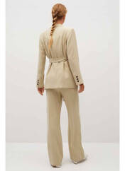 Blazer beige MANGO pour femme seconde vue