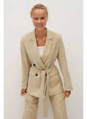 Blazer beige MANGO pour femme seconde vue