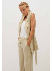 Blazer beige MANGO pour femme seconde vue