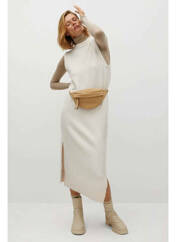 Robe longue beige MANGO pour femme seconde vue
