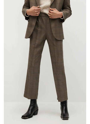 Pantalon chino marron MANGO femme