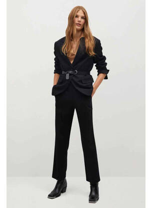 Pantalon chino noir MANGO femme