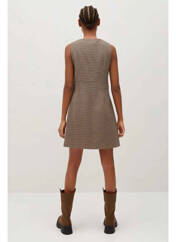 Robe courte marron MANGO pour femme seconde vue
