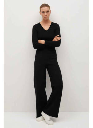 Pantalon flare noir MANGO pour femme