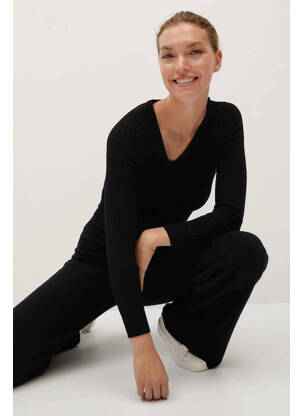 Pantalon flare noir MANGO femme