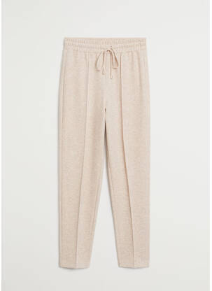 Pantalon droit beige MANGO femme