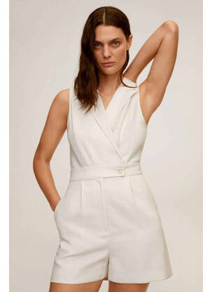 Combishort blanc MANGO femme