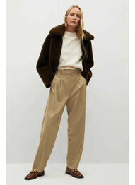 Pantalon chino marron MANGO femme