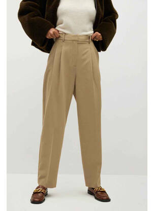 Pantalon chino marron MANGO femme