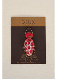 Broche rose DEUX. BY ELINE DE MUNCK femme