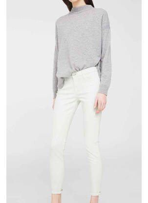 Jeans coupe slim vert MANGO femme