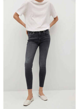 Jeans skinny noir MANGO pour femme