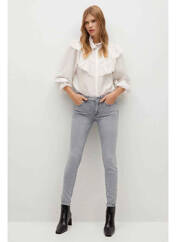 Jeans skinny gris MANGO pour femme seconde vue
