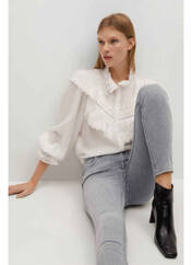 Jeans skinny gris MANGO pour femme seconde vue