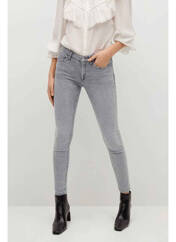 Jeans skinny gris MANGO pour femme seconde vue