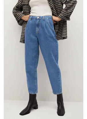 Pantalon 7/8 bleu MANGO femme