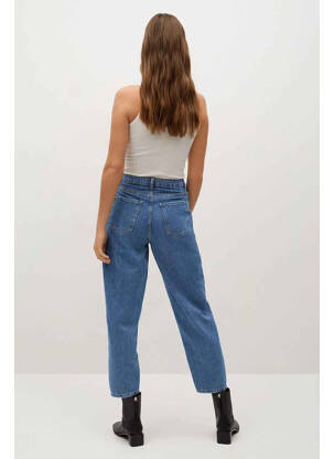 Pantalon 7/8 bleu MANGO femme