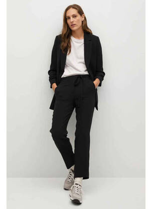 Pantalon chino noir MANGO femme
