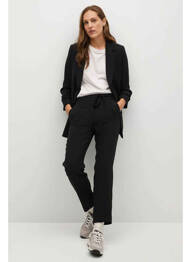 Pantalon chino noir MANGO femme