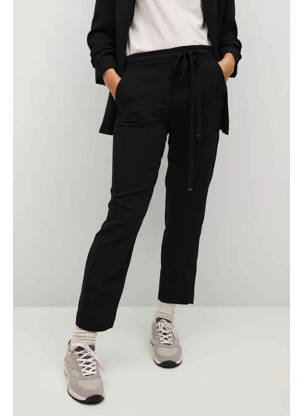 Pantalon chino noir MANGO femme
